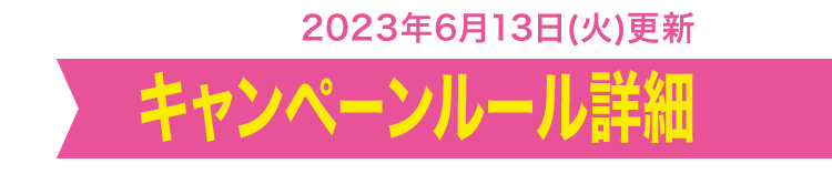 キャンペーンルール詳細
