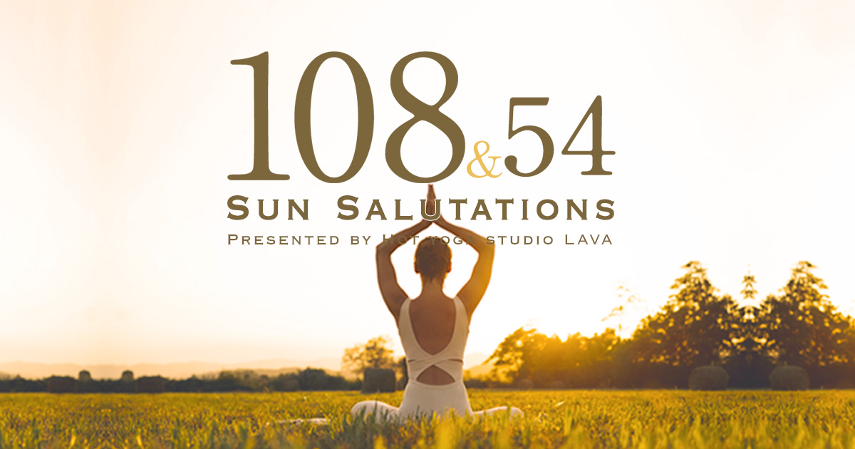 年末企画 みんなで太陽礼拝108回（108 Sun Salutations）