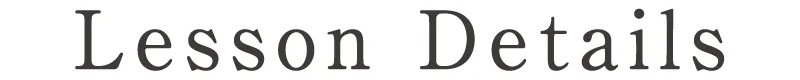 Lesson Details