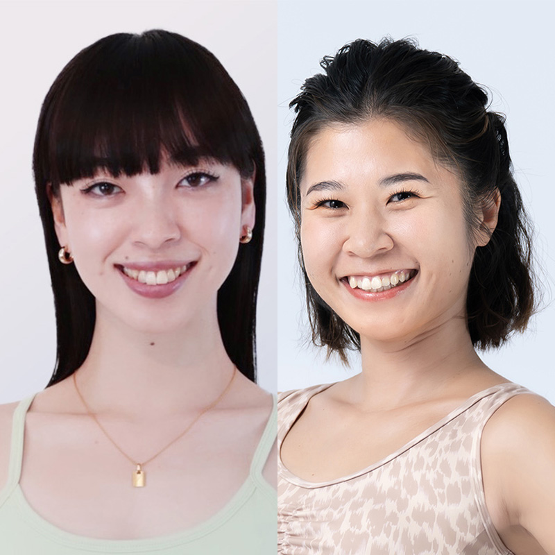 菅原 伶美、窪田 真帆