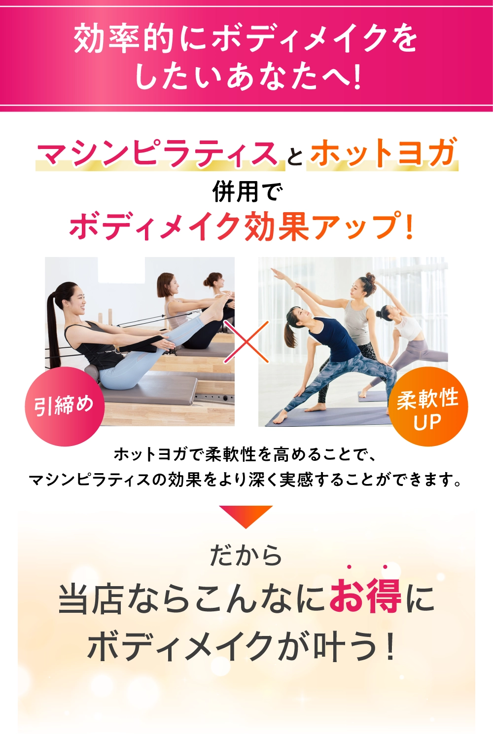 効率的にボディメイクをしたいあなたへ!