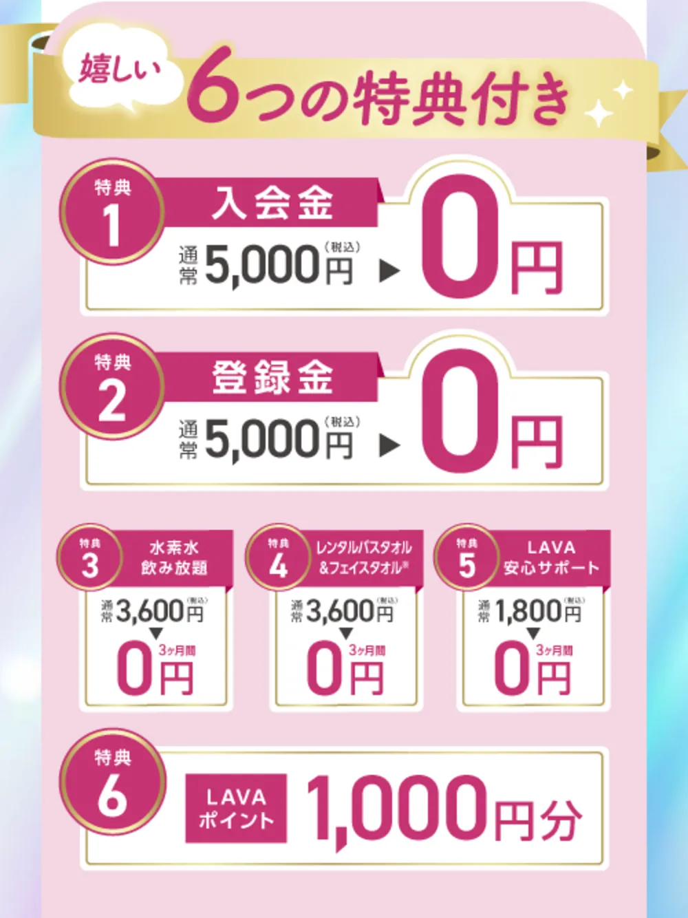 今なら新春限定 6大特典付き