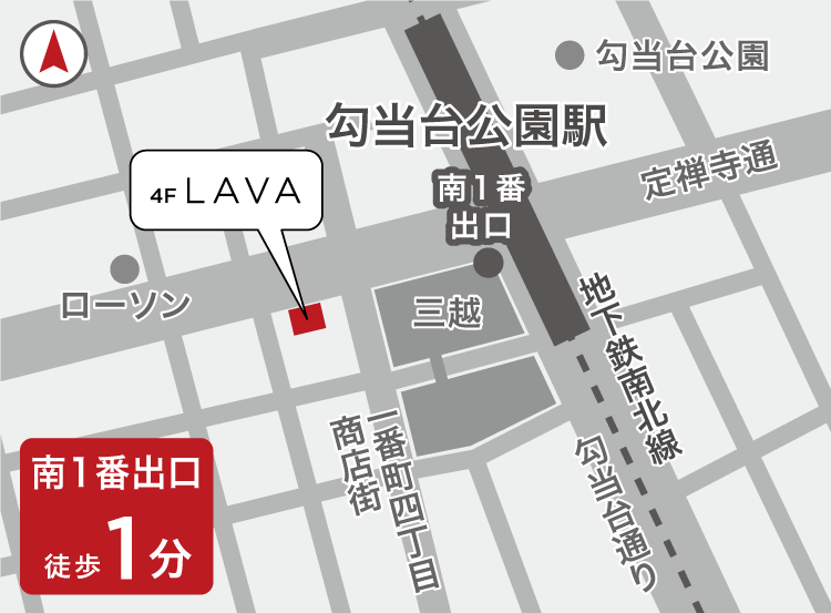 仙台定禅寺通店地図