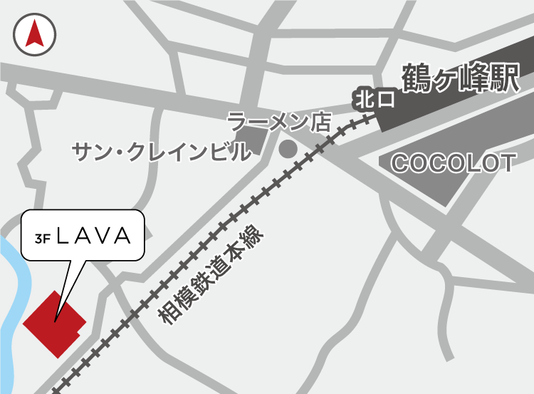 鶴ヶ峰店地図