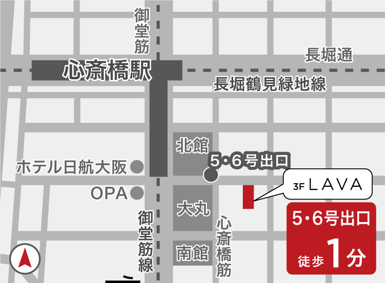 心斎橋店地図