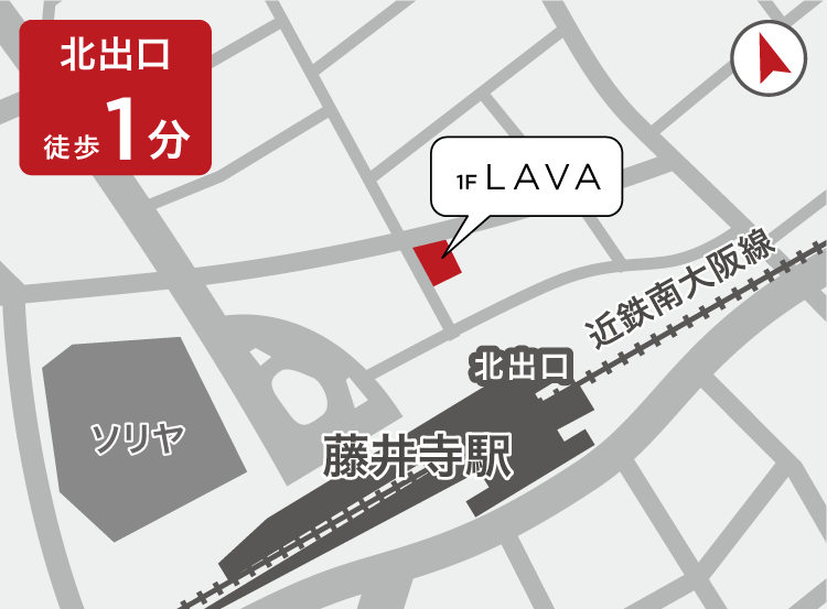藤井寺店地図