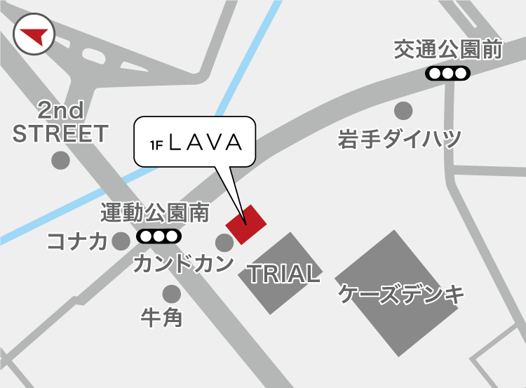 盛岡青山店地図