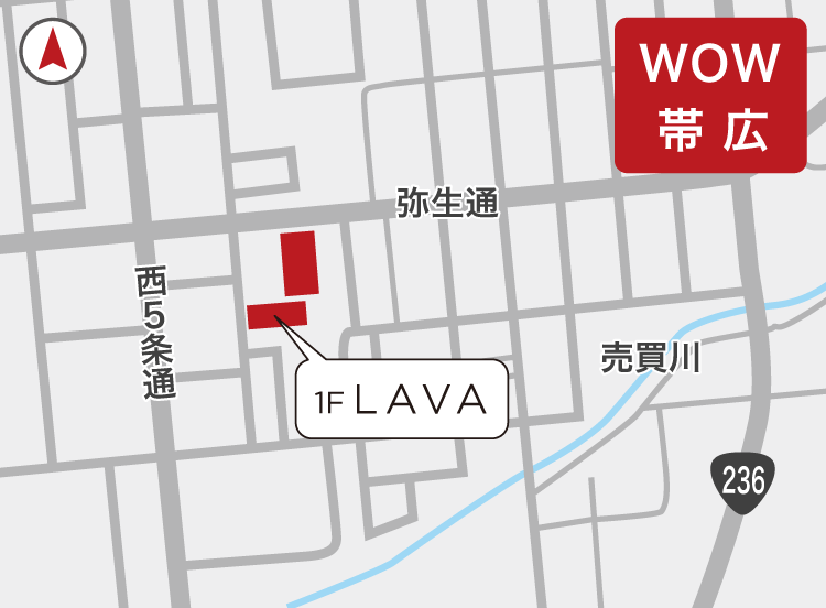 長崎屋帯広店地図