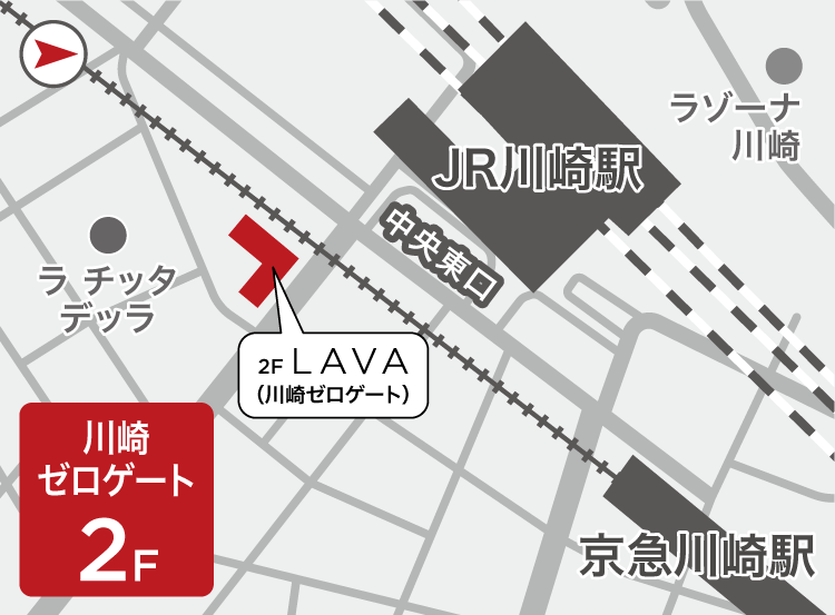 川崎ゼロゲート店地図