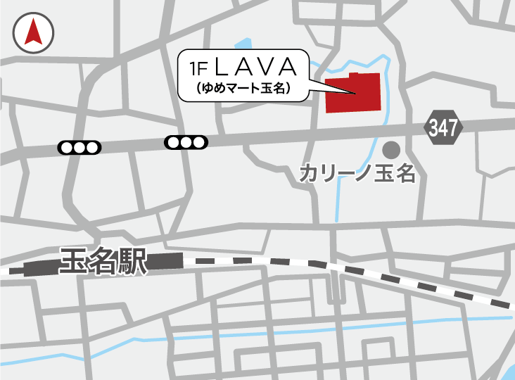 ゆめマート玉名店地図