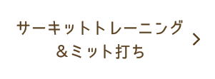 サーキットトレーニング＆ミット打ち