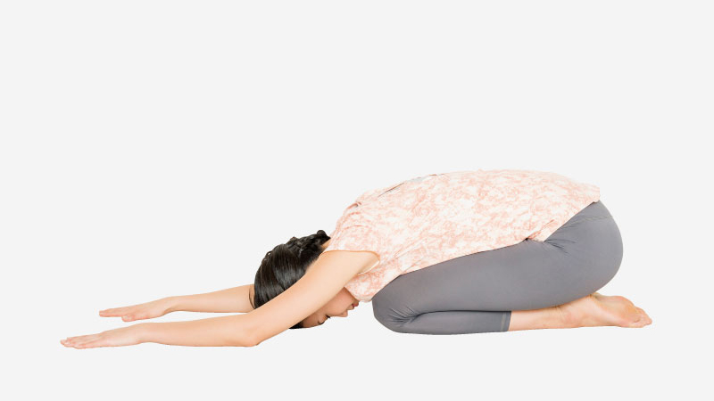 チャイルドポーズ ヨガポーズ